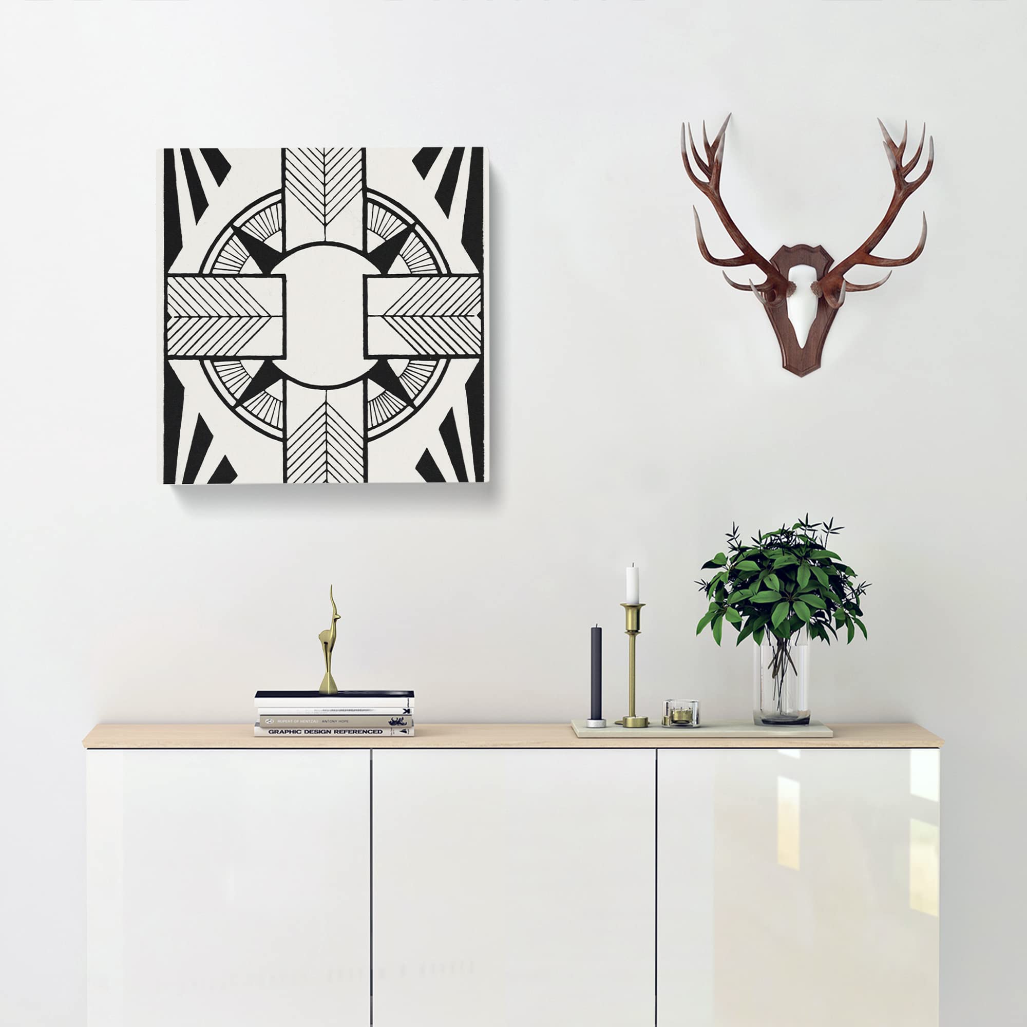Ornament Vol.1 by Samuel de MeSQ WHTuita Canvas Print, Mixed, 35L x 35W cm - Image 2