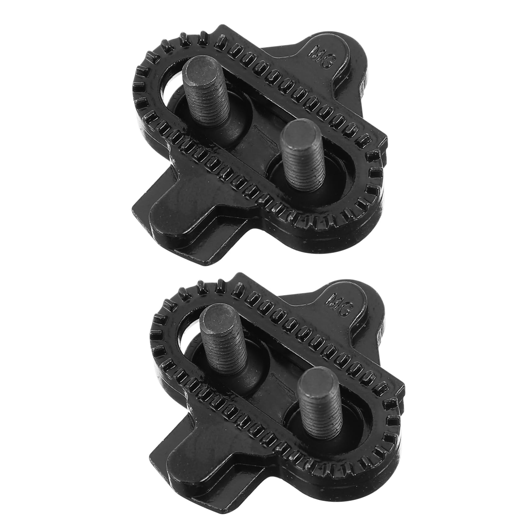 Yardwe 1pair Bike Cleats for Cycling Self-Lock Multi-Directional Release Pedal Clips Anti-Skid Design for Enhanced Control Compatible Shoes for Use