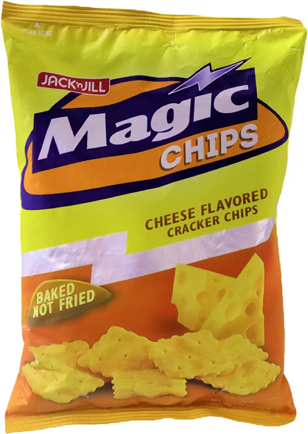 Jack N Jill Magic Chips Cheese Flavour Cracker Chips 100 gm