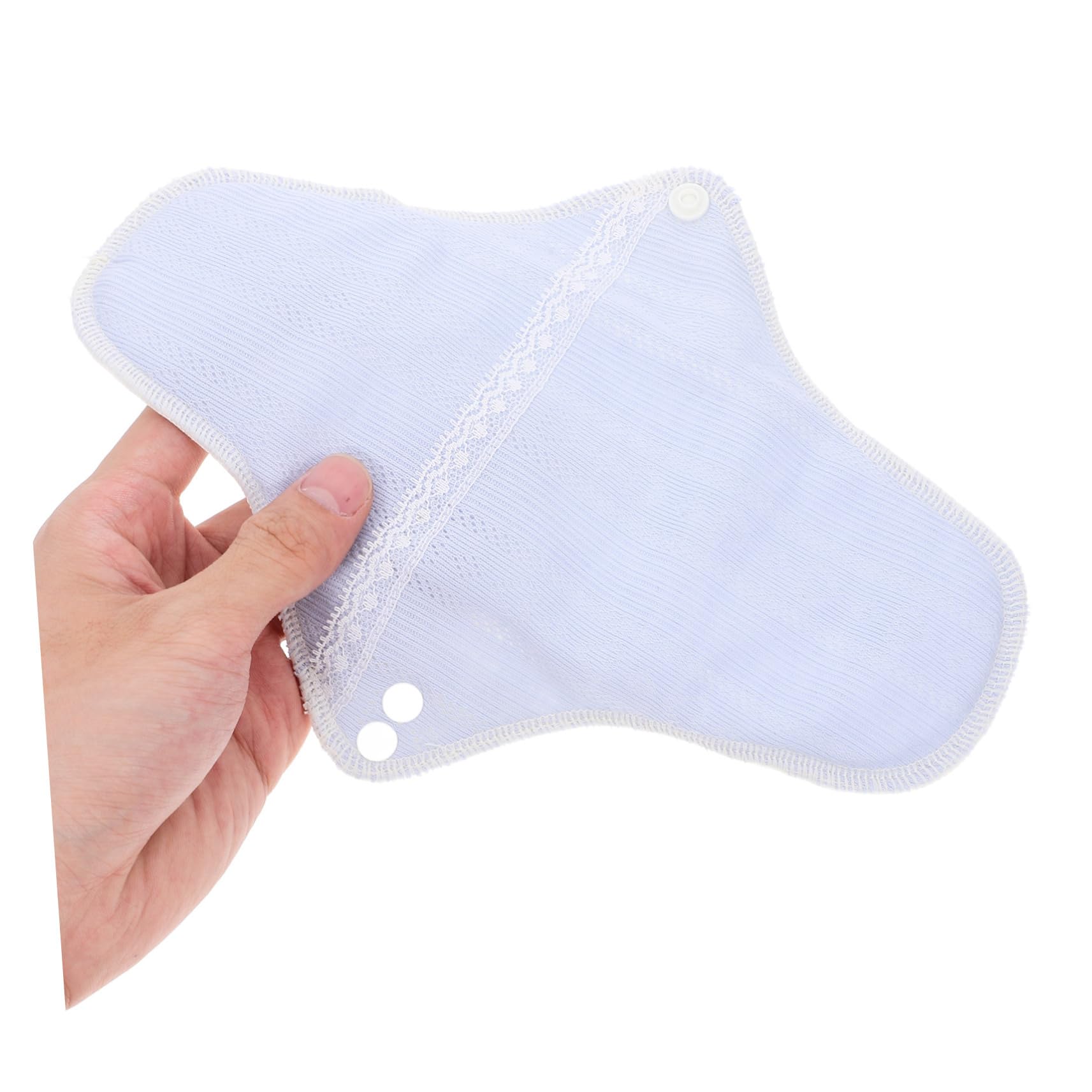Gogogmee 3 Pcs Reusable Menstrual Sanitary Napkin Toile Reusable Feminine Menstrual Cotton Cloth Cotton Sanitary Washable Menstrual Sanitary Towel