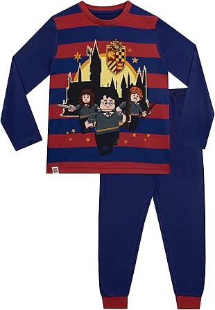 Pyjama Harry Potter Harry Potter Girls H Is For Harry Gryffindor 2PC Short-Sleeve Shirt Pajama Pant Set | MainPlace Mall Gryffindor Pyjama Set