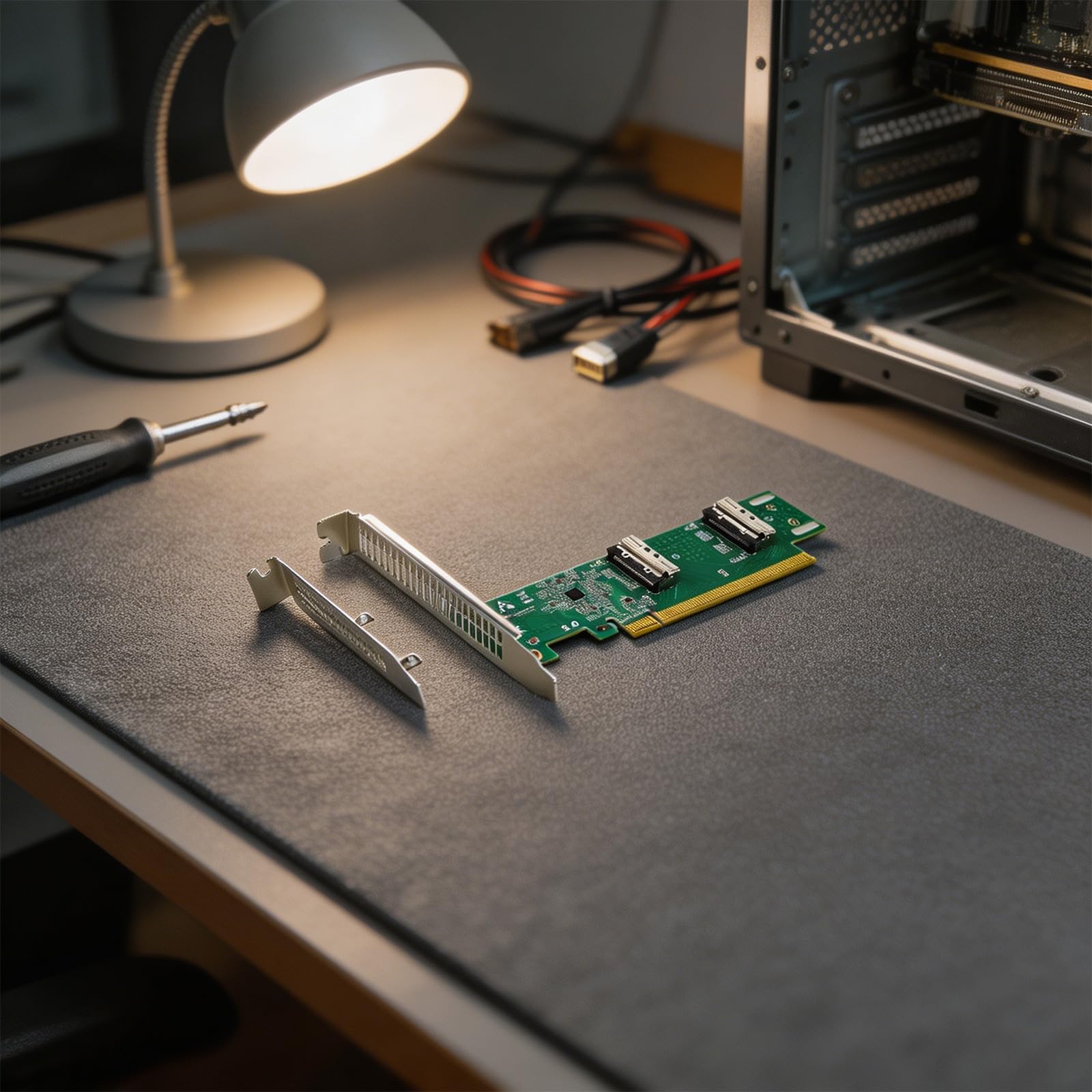 Scheda Adattatore PCIE a 74 Pin per l ' espansione dello Spazio archiviazione ' unità con Adattatore Rete Host dal Design Stabile del modulo Alimentazione