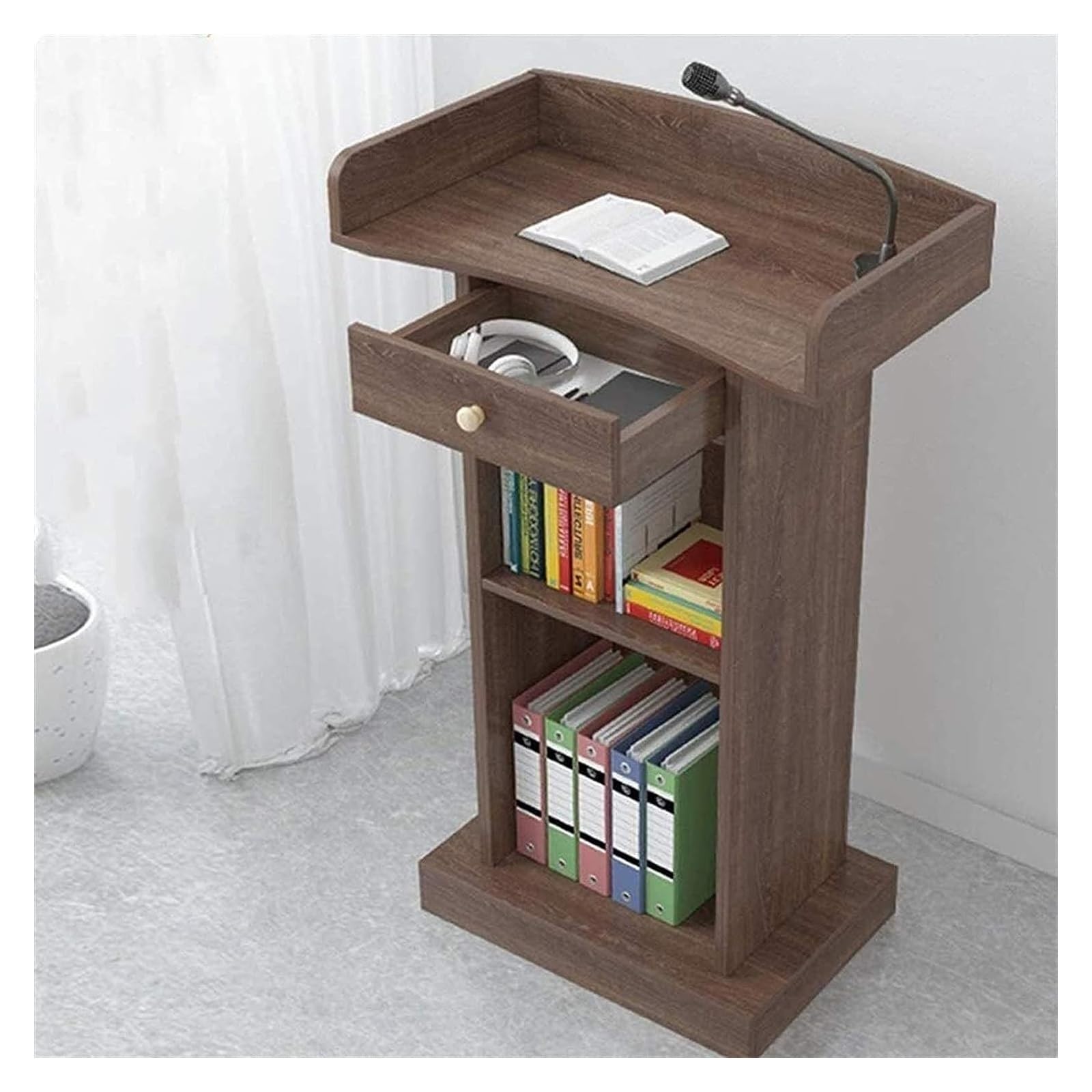 Podio Atril de Madera Atril de pie Atril de Madera Atril de pie Mesa de podio, Podio, Mostrador de recepción, Podio de Madera, Pupitre Escolar