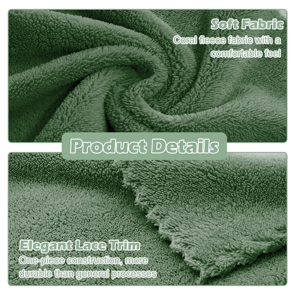 Lot de 10 Tapis pour Rongeur - Couverture pour Cochon d'Inde - Imperméables - Tapis Cochon d'Inde Absorbant - Lavable - pour Petits Animaux, Hamsters, Chiots, Chats - 60 x 45 cm (Vert)