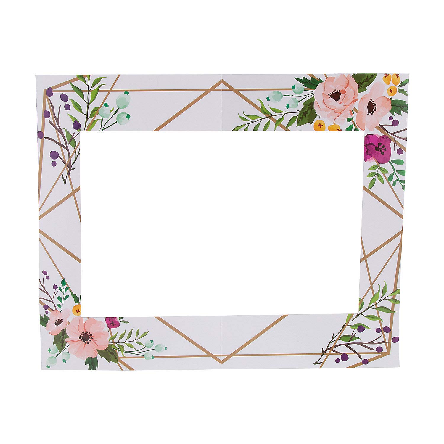Fun Express Large Stand-in Photo Prop Frame – Eye-Catching Party Decor for Weddings Birthdays Bridal Showers & Special Events – Perfect for Photos