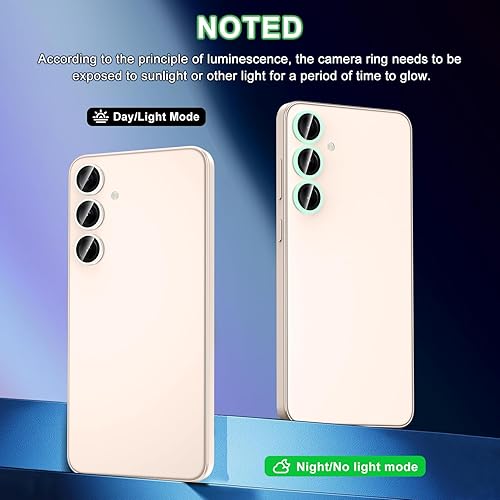 Vista 48 de para Samsung Galaxy Z Flip 7 Protector de Lente de Cámara, Cubierta de Lente de Vidrio Templado con Anillo de Metal Individual, [Fuerte Adhesión] 1