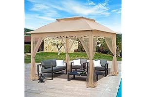 Pampic 11' x 11' Outdoor Pop-Up Gazebo Tent