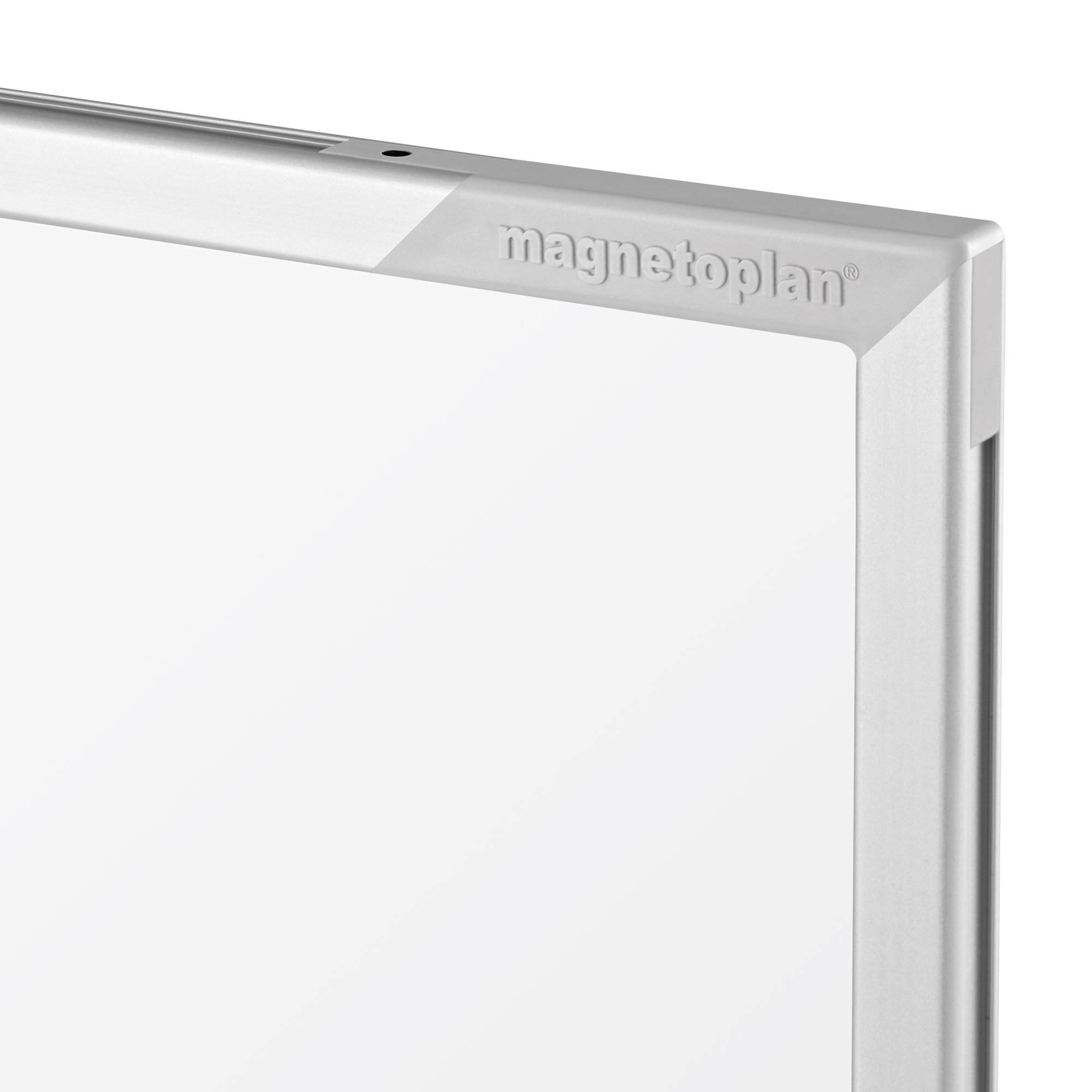 magnetoplan 1240989 Whiteboard mit Fahrgestell, speziallackierte Oberfläche, komplett mit Ablageschale für Marker und Zubehör, 2000 x 1000 mm