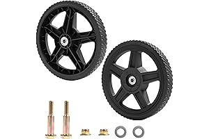 Push Mower Wheel kits Lawn Mower 12 inch Wheels Replacement for Power Wheels
