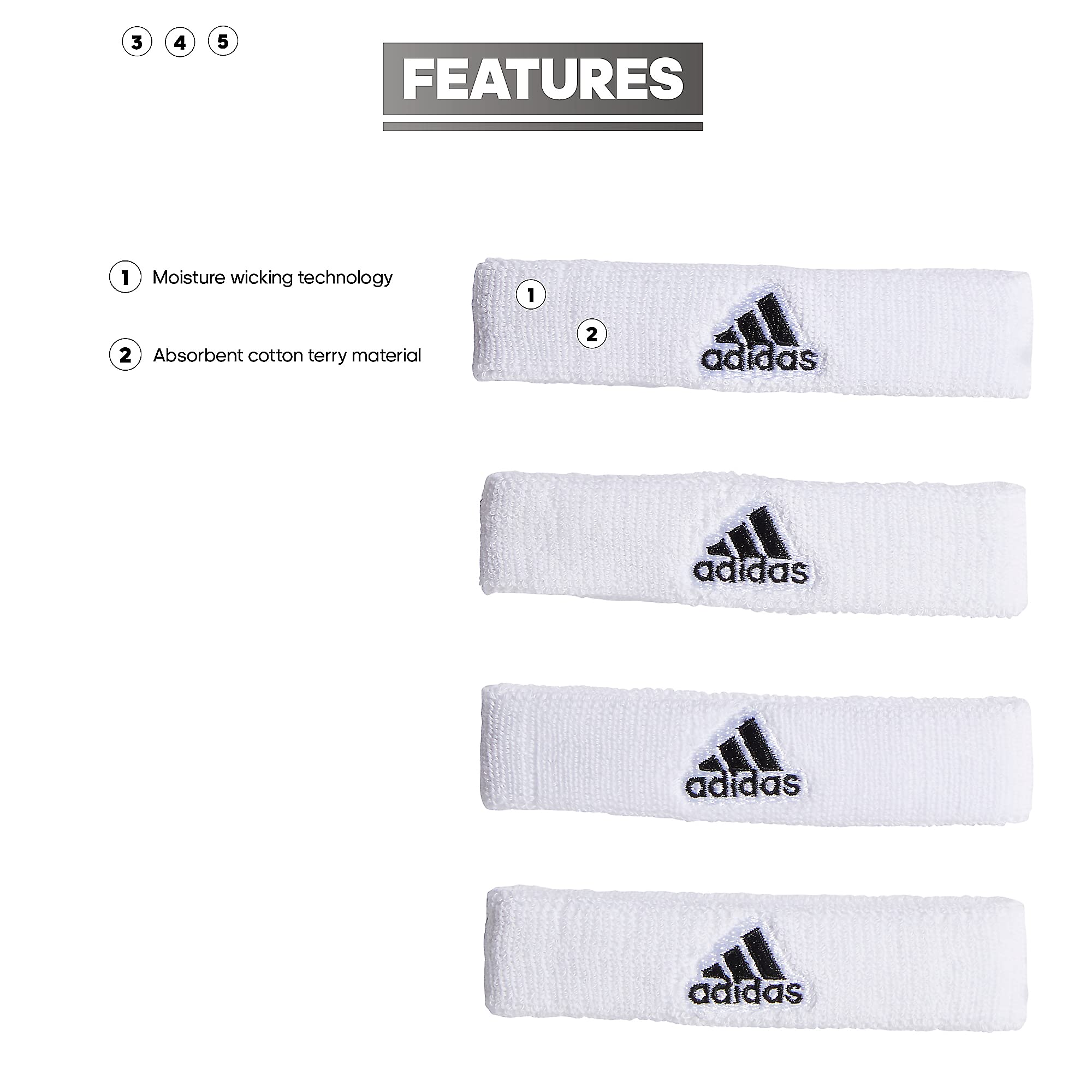 Adidas Interval 3/10,2 cm Bicep Band