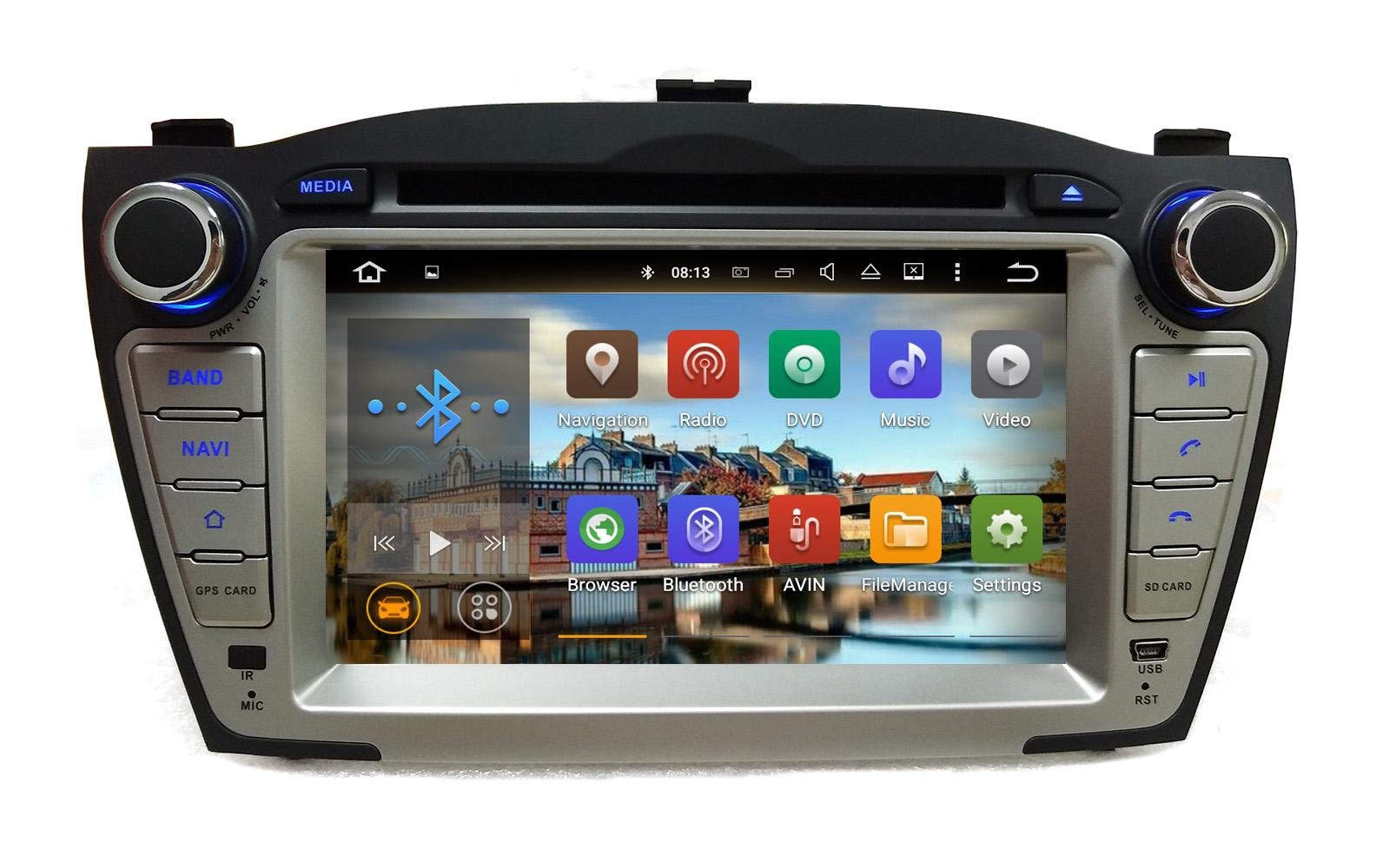 Buy XTTEK 7 inch HD 1024x600 Multitouch Screen in dash Car GPS