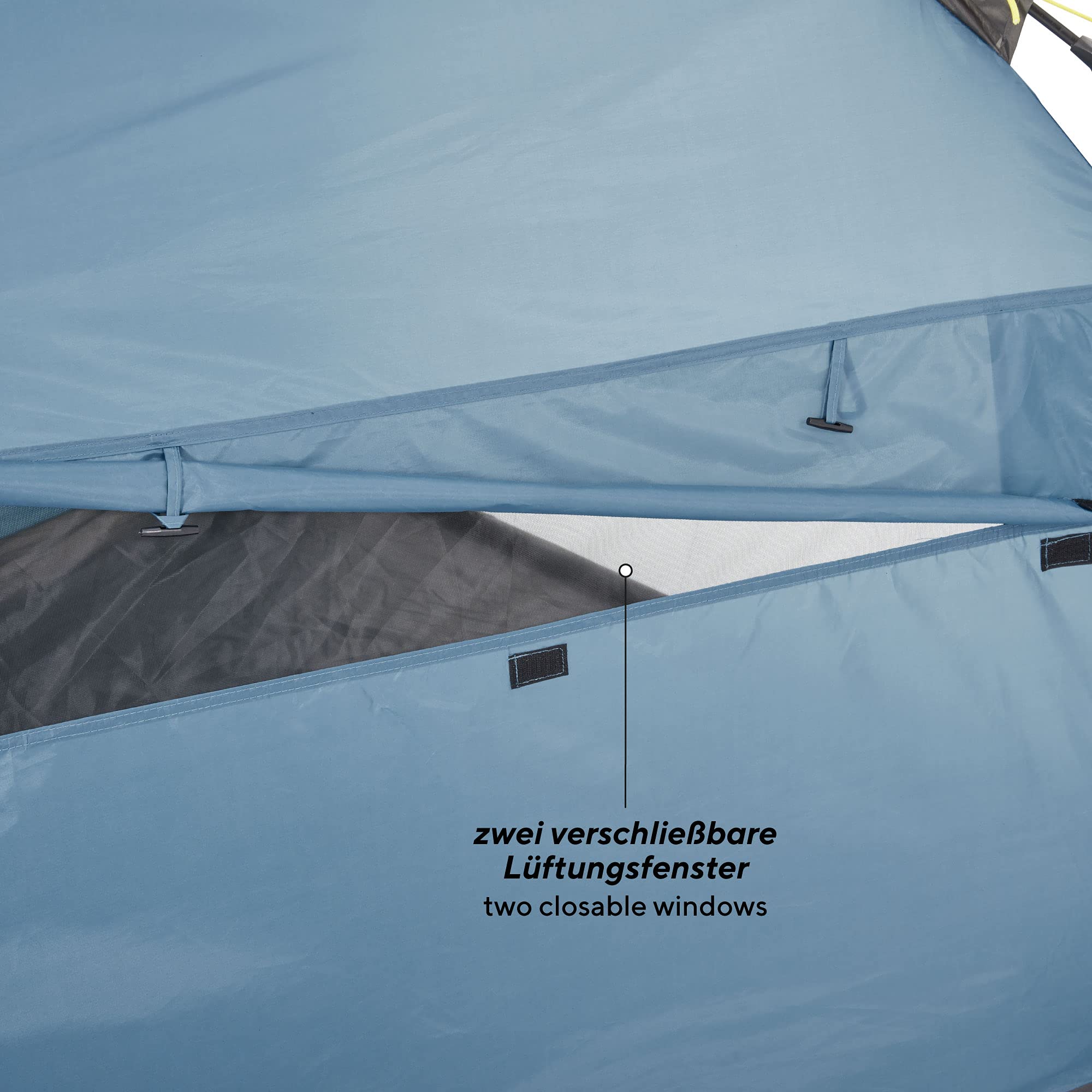 Uquip Tente de Plage Speedy I Abri de Plage UPF 50+ Contre Le Soleil, Le Vent et la Pluie I Tente de Plage Portable à Montage Rapide I Idéale pour la Plage, Le Camping et Les Pique-niques