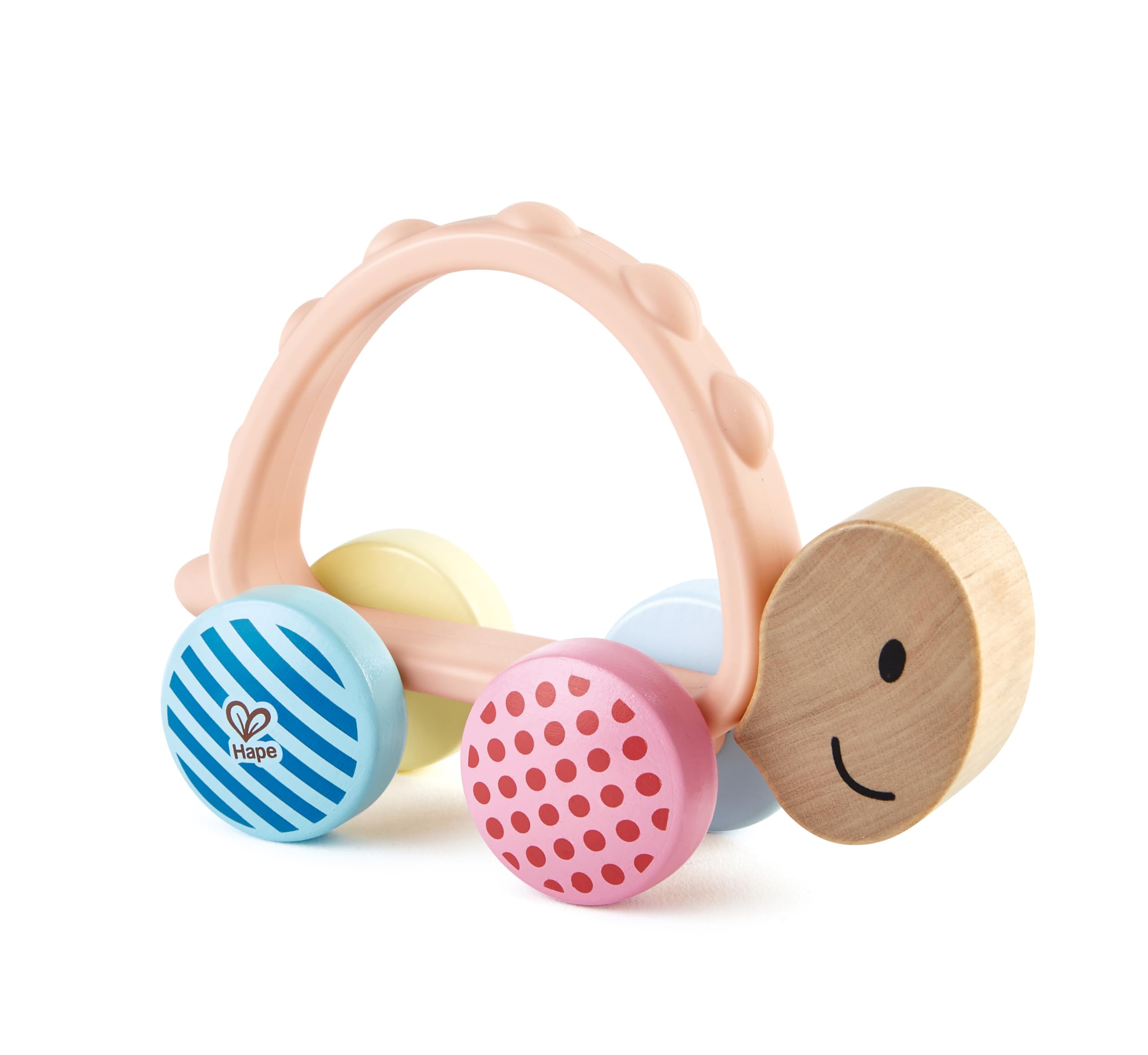 Hape Turbo Turtle, Baby Toys for Sensory Play, Grasping, Teething & Motor Skill Development, 10M+