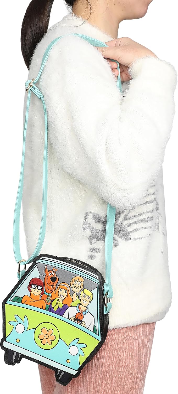 Scooby Doo Mystery Machine 8" Women's Novelty Crossbody Bag
