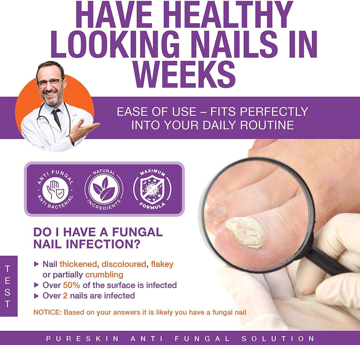 Buy pureskin Fungal Nail Renewal Maximum Strength Nail Fungus