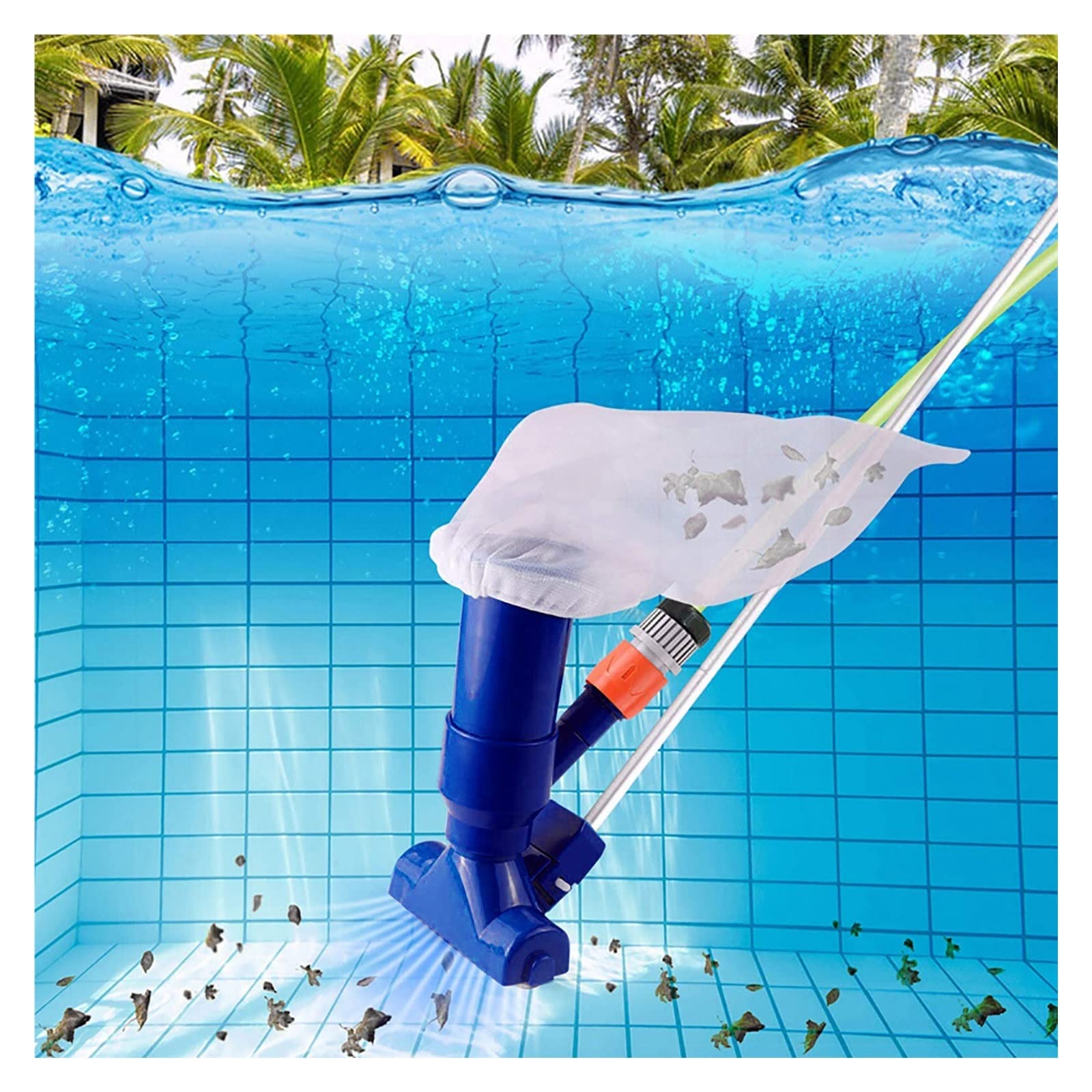Kit de Limpieza al vacío for Piscina al Aire Libre, Limpieza de Fondo de Piscina, Filtro de Red for Piscina, Juego de aspiradora for Piscina, Skimmer, Herramientas de Limpieza for Piscina