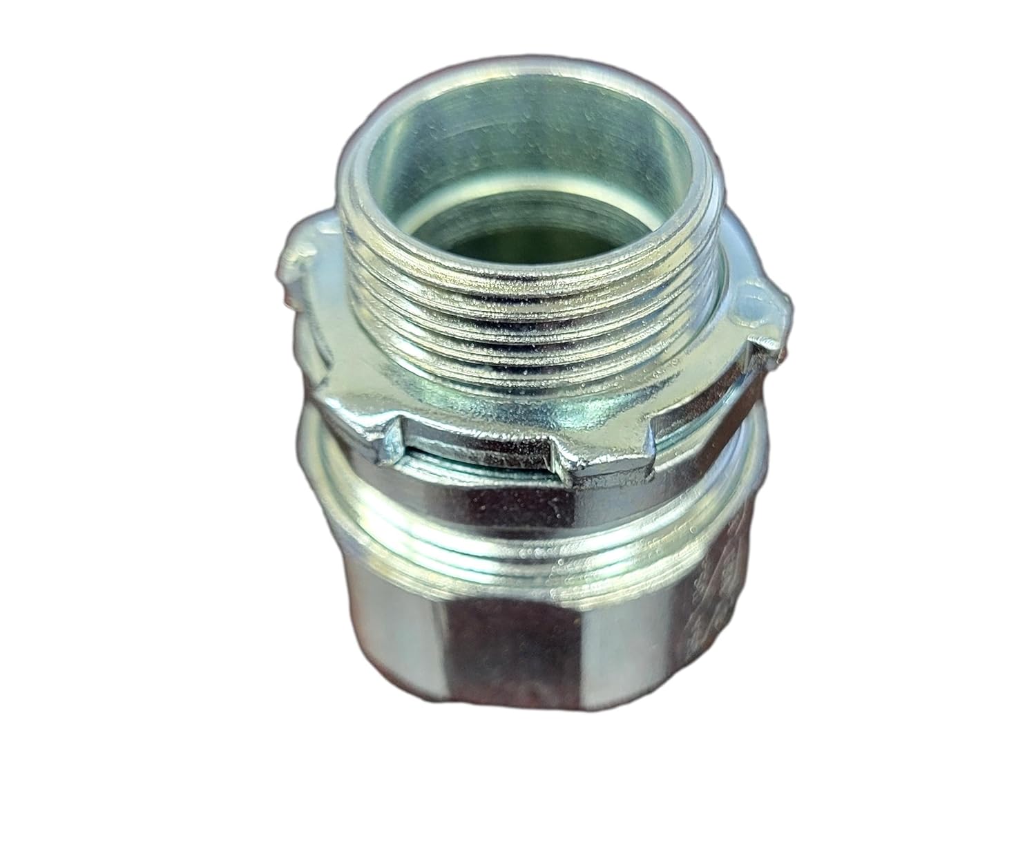 Steel City HC-402 Non-Insulated Compression Connector, 3/4 in Trade, for Use with Rigid/IMC Conduit, Steel