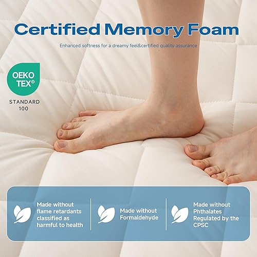 Miniatura 2 de Aircliff Colchón japonés, tapete de tatami enrollable, almohadilla para dormir, Shikibuton, colchón de espuma de alta densidad para dormir,