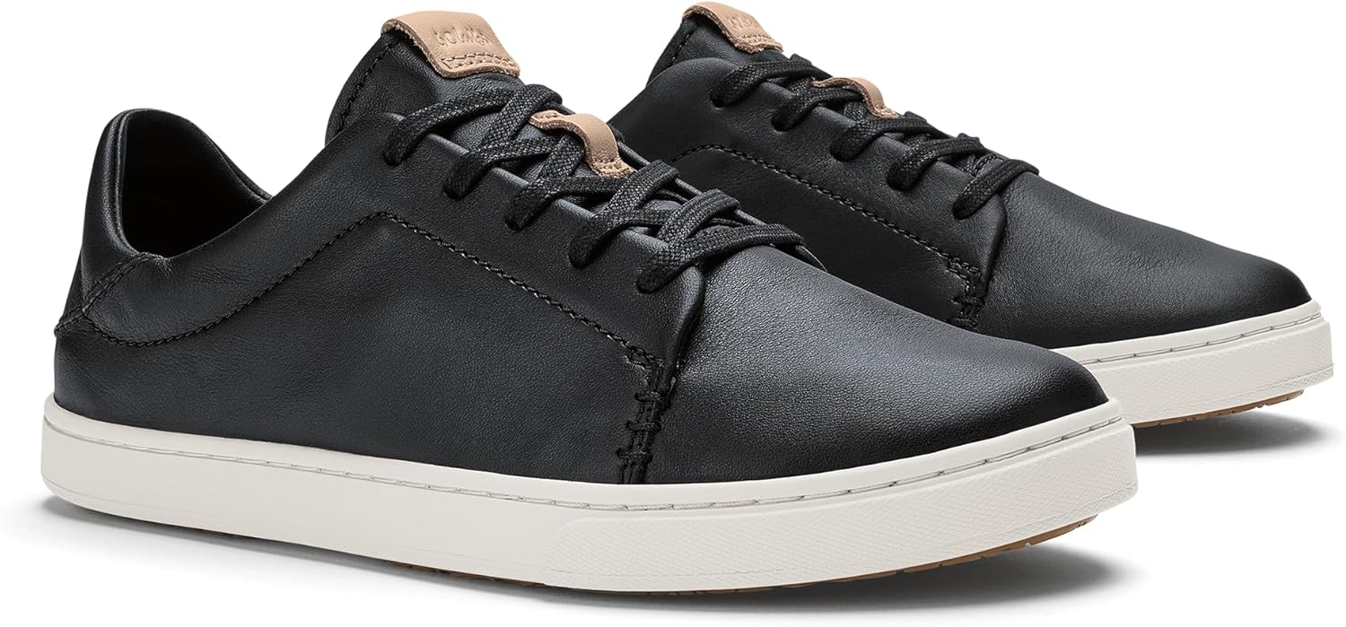 OLUKAI Pehuea Li 'ILI Women's Everyday Leather Sneakers, Casual & Versatile Shoes with Drop-in Heel, Soft & Premium Materials, All-Day Comfort & Support - Image 8