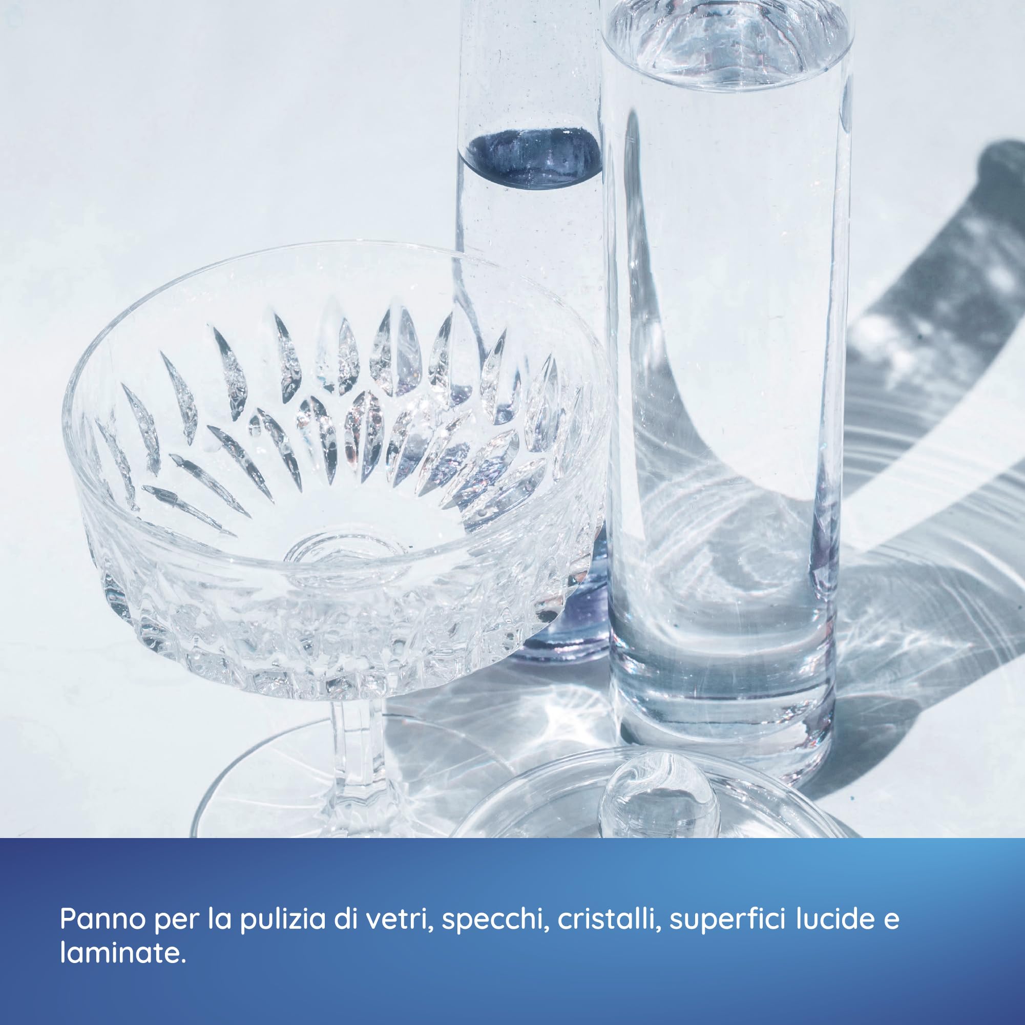 Arix | 24 Panni Brilla&Asciuga slim, 29x29 cm, Panno Multiuso per Tutte le Superfici, Asciuga Senza Aloni, Riumove Lo Sporco In Profondità, Panno Cucina Assorbente - 12 Confezioni