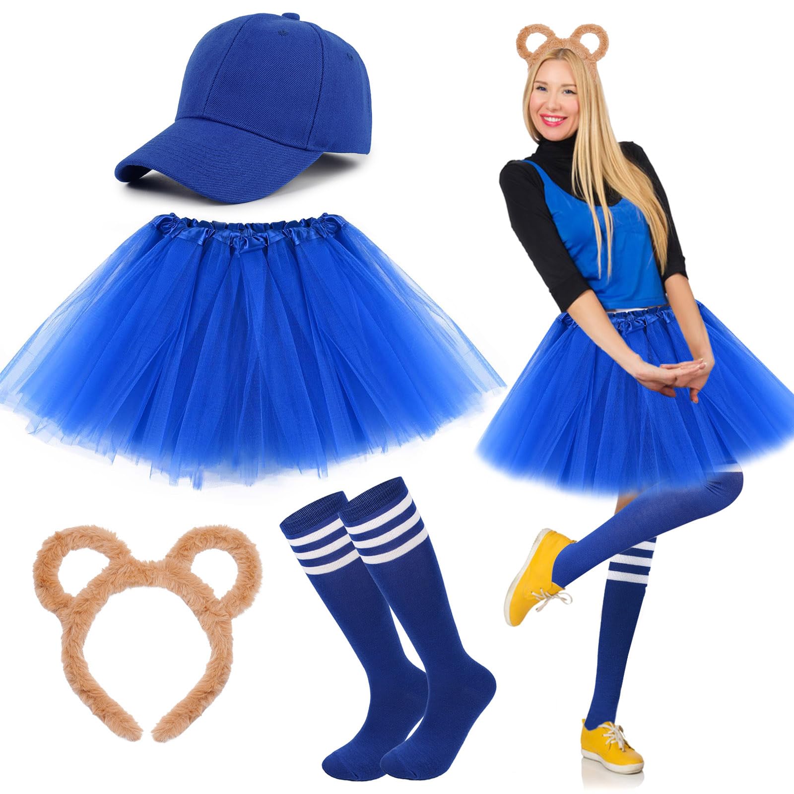 UxClishe 4 Pcs Chipmunk Costume Set