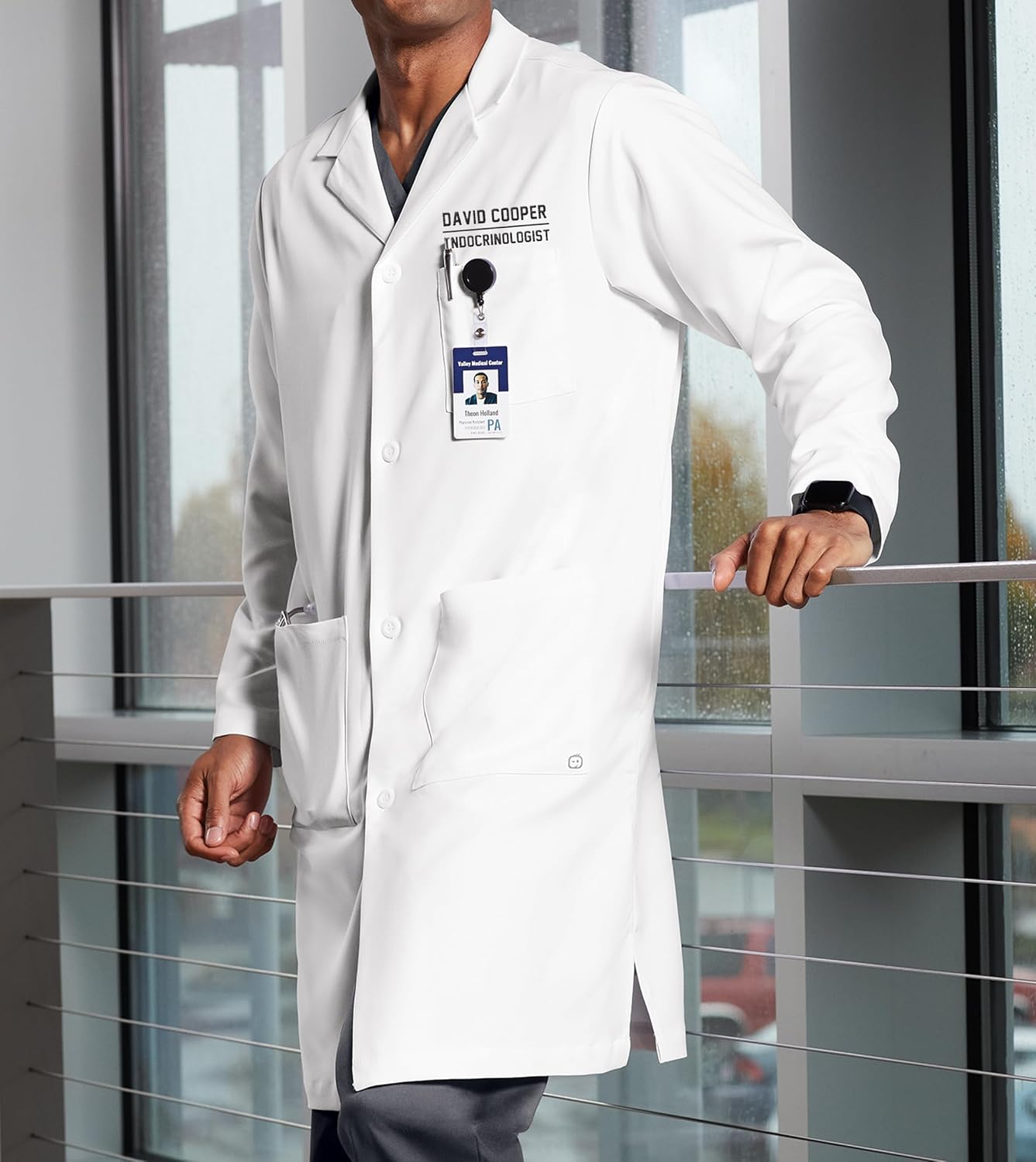 Custom Embroidered Men's Lab Coat 41 Inch Nigeria Ubuy