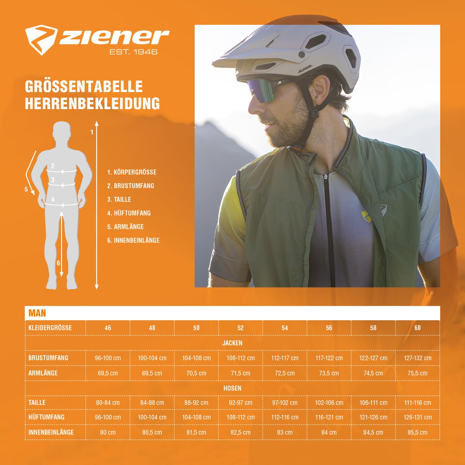 Ziener Herren Natius Regenjacke - Fahrrad|Mountainbike|Outdoor - wasserdicht,atmungsaktiv,super leicht