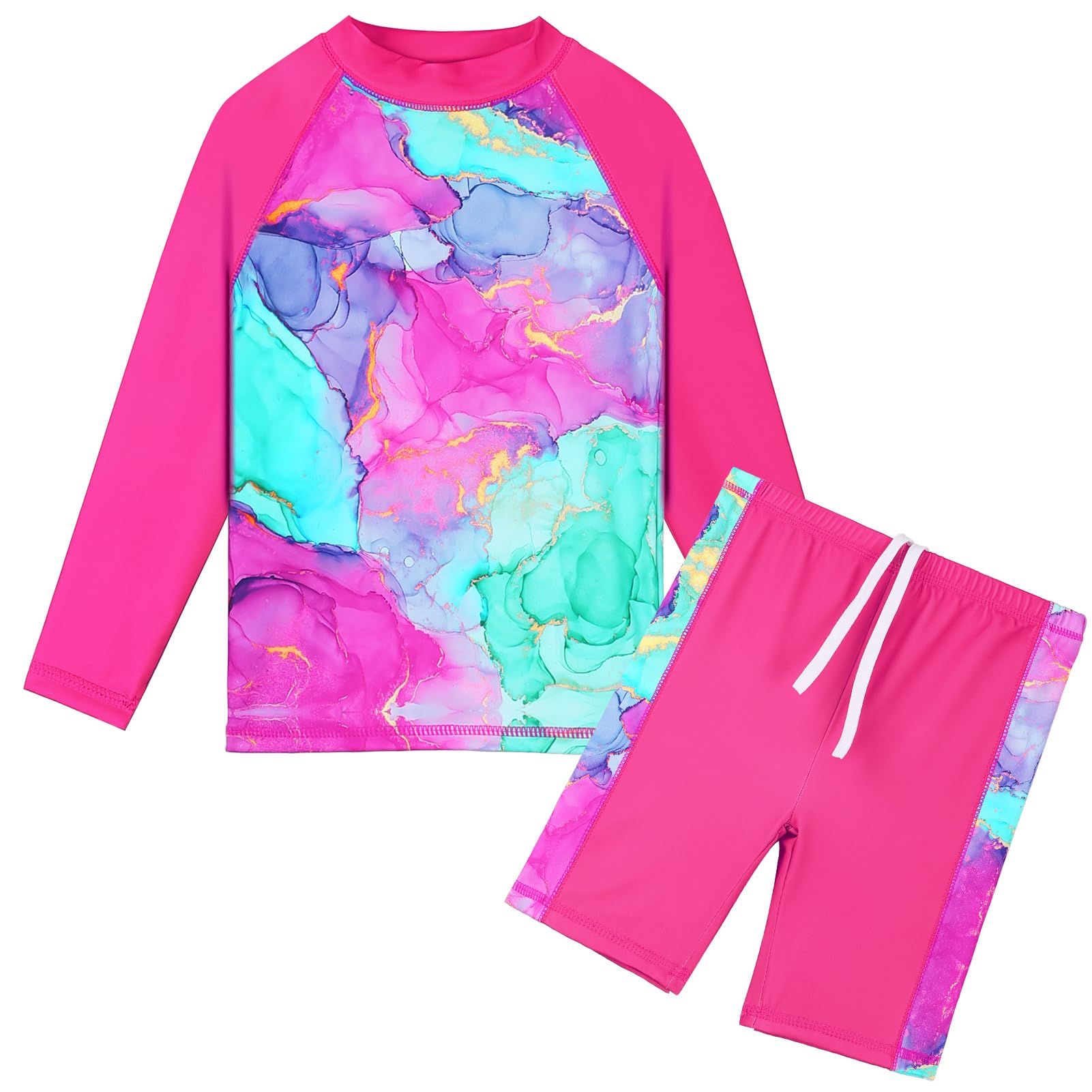 Maillot De Bain Bikini Sirène - Ensemble 3 Pièces Anti-UV