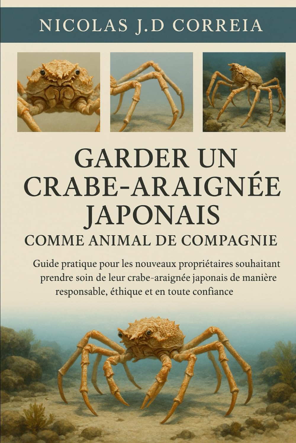 GARDER UN CRABE-ARAIGNÉE JAPONAIS COMME ANIMAL DE COMPAGNIE: Guide pratique pour les nouveaux propriétaires souhaitant prendre soin de leur ... ... responsable, éthique et en toute confiance.