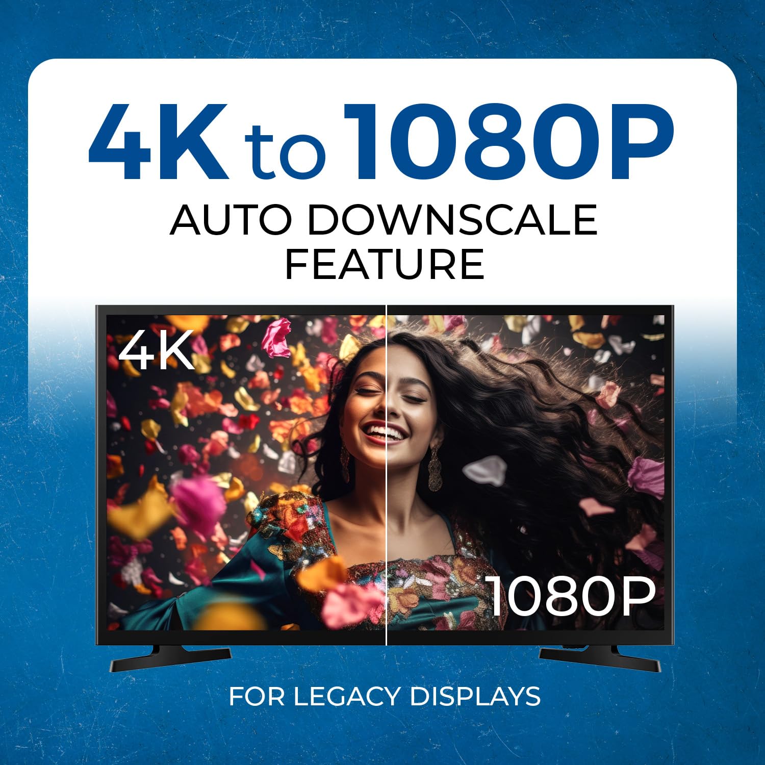 OREI Répartiteur HDMI 4K 1 entrée 2 sorties 4:4 8 bits - Boitier HDMI 2.0, HDCP 2.2, 18 Gbit/s, 4K @ 60Hz HDMI Duplicateur/distributeur UltaHD haute résolution 1x2 (UHDS-102C)