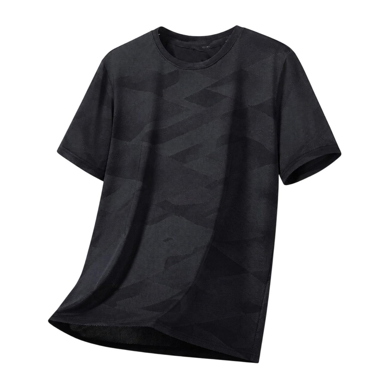 T-shirt imprimé col rond pour homme à manches courtes - 8