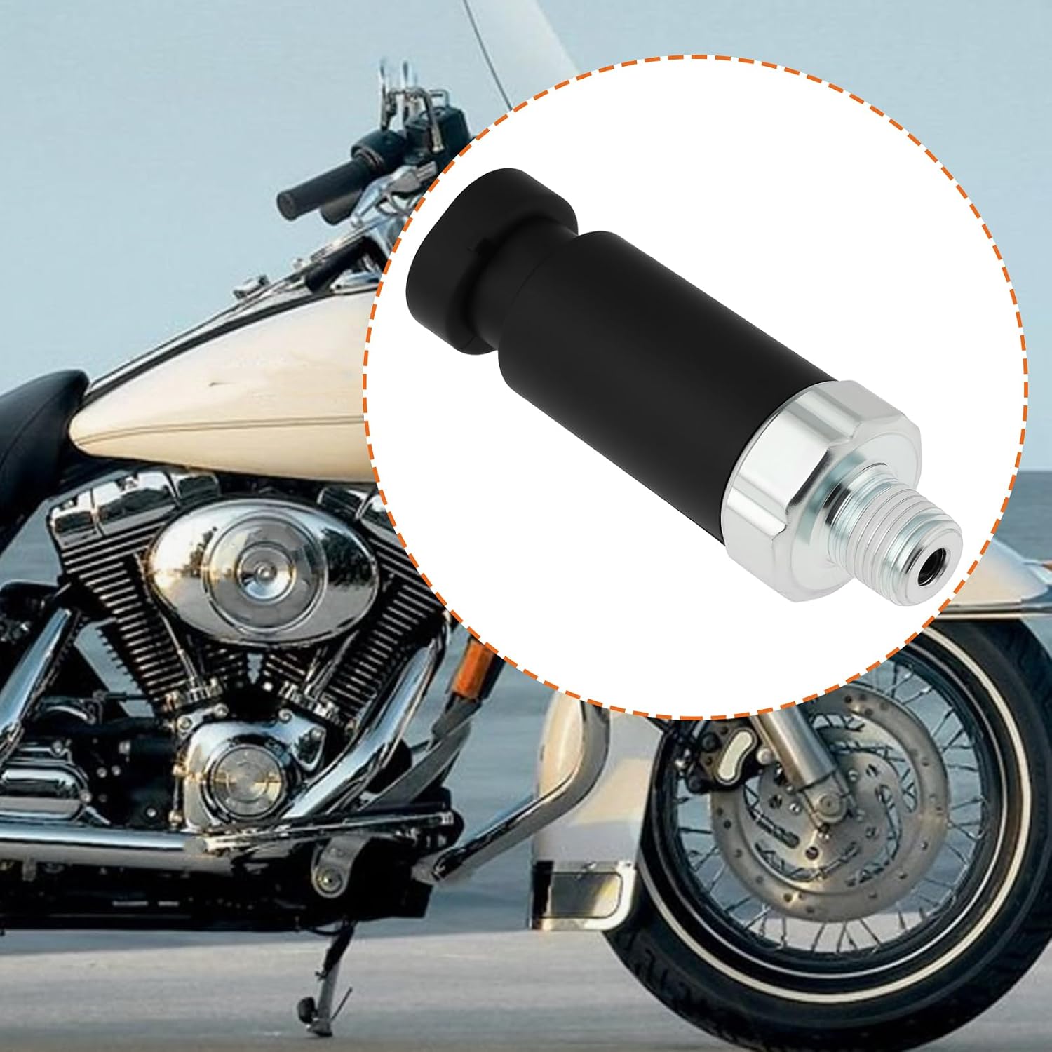 Oil Pressure Sensor Switch 74438-99 7443899 Compatible with Ha-rley Flhr Electra Glide Road King 1999-2016
