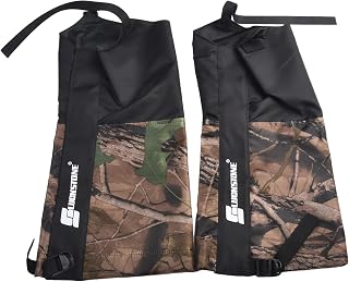Waterproof Outdoor Gaiters for Hiking, WearResistant Trekking Leg Covers with Camouflage Design, Oxford Cloth Snake Guards for Men and Women, 2Pack