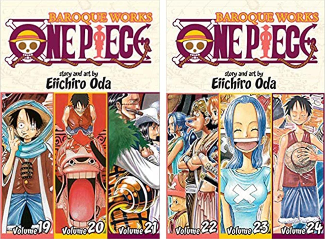 One Piece Edición 3 en 1 10 libros Manga Set 1-10: Vol. 1-30 por Eiichiro Oda