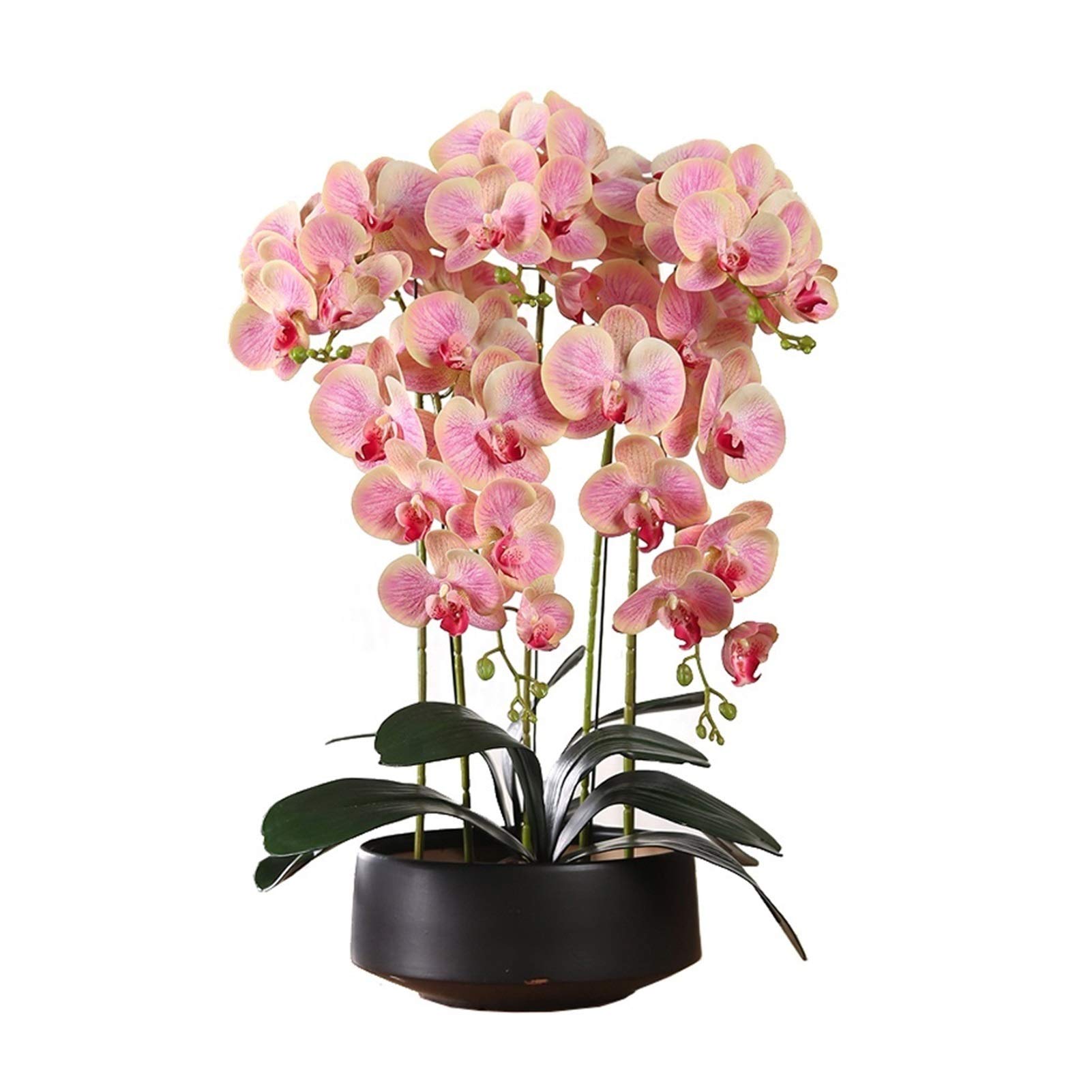 Sztuczny Kwiat W Doniczce, Sztuczne Kwiaty Orchidei W Wazonie, Bonsai, Phalaenopsis, Sztuczne Rośliny Doniczkowe, Ozdoby Centralne Do Salonu, Dekoracje, Sztuczn(A)