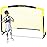 Happy Jump Soccer Goal Soccer Net for Kids Backyard 7\'x 5\', 1 Pack