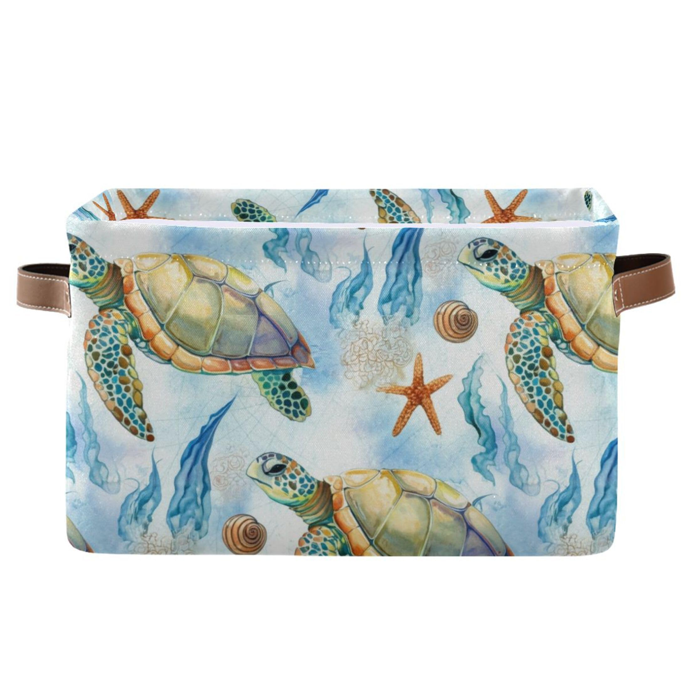 Sac de rangement vert aquarelle pour éliminer le désordre des jouets