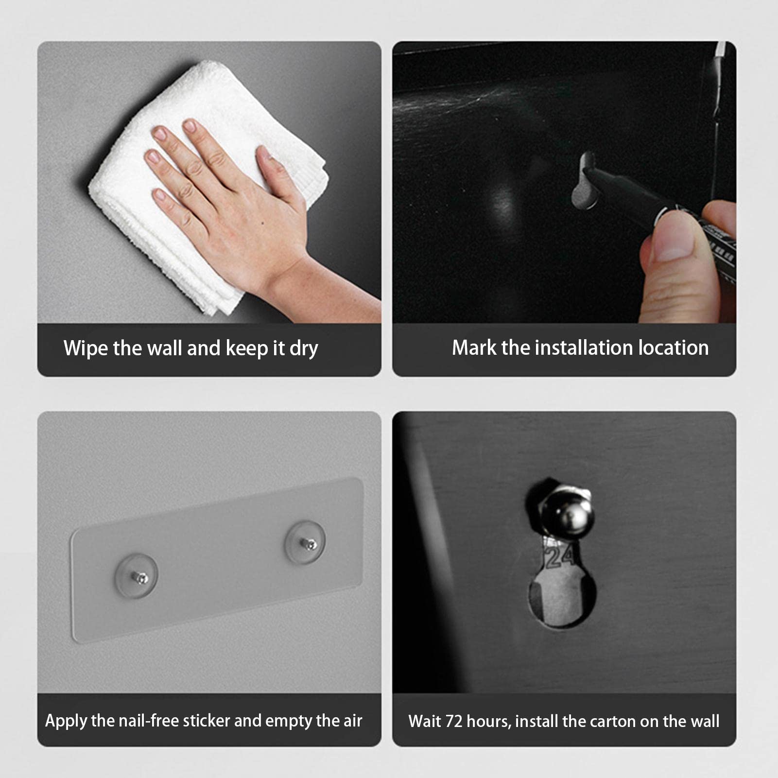 Porta Carta Igienica Con Ripiano E Dispenser Salviette – Day Moon Designs, Acciaio E Legno Noce, Per Bagno E Cucina