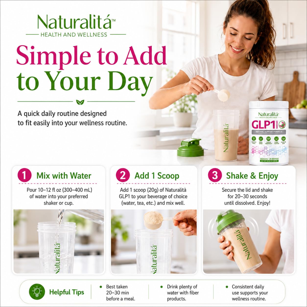 Naturalitá Craving Support Fiber with Psyllium - 28 Servings — Amazon image 6
