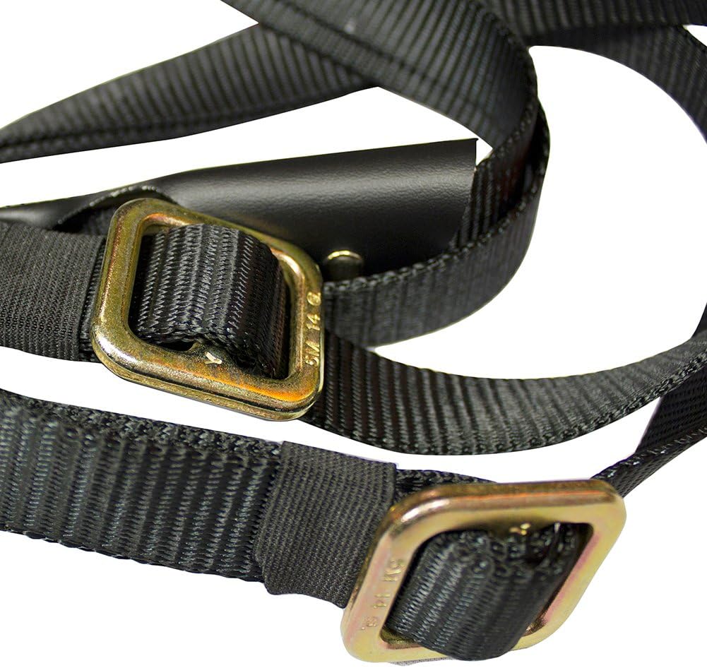 Fusion Y-Legged Zipline Lanyard with Steel Snap Hooks 23kN Black