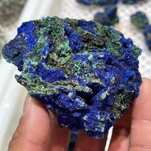 AtkitS Natural Azure Mineral, Piedra Mineral, Cristal Maraquita, Rosa Rojo (Talla 0.71-1.41 oz)