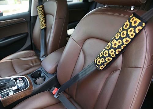 Miniatura 4 de FOR U DESIGNS - 2 fundas universales para cinturón de seguridad, correa de hombro, almohadillas para cochebolsa, cinturón de seguridad suave, talla