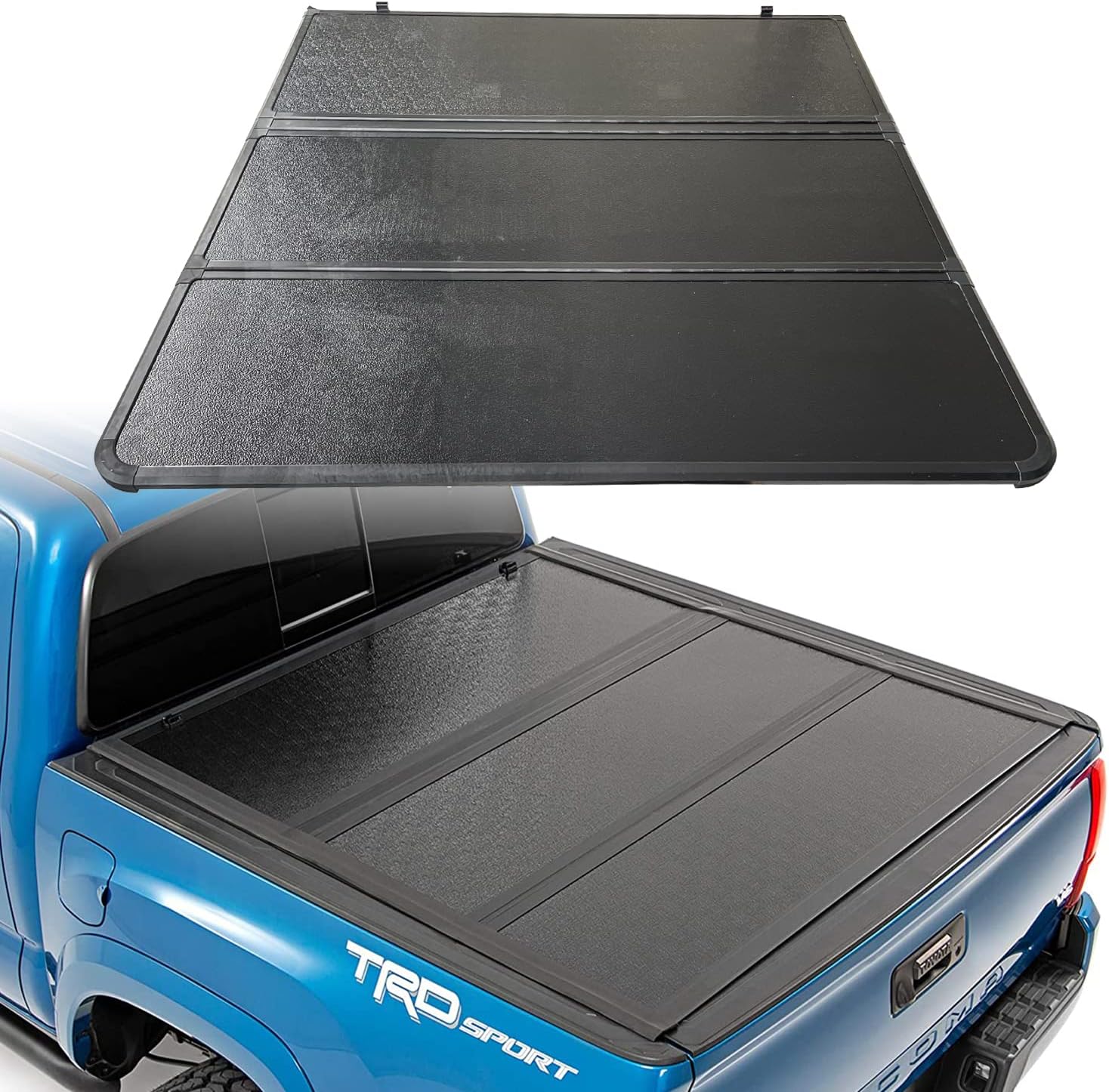TIOYAR Country Low Profile Bed Cover Compatible with 20052015 Toyota