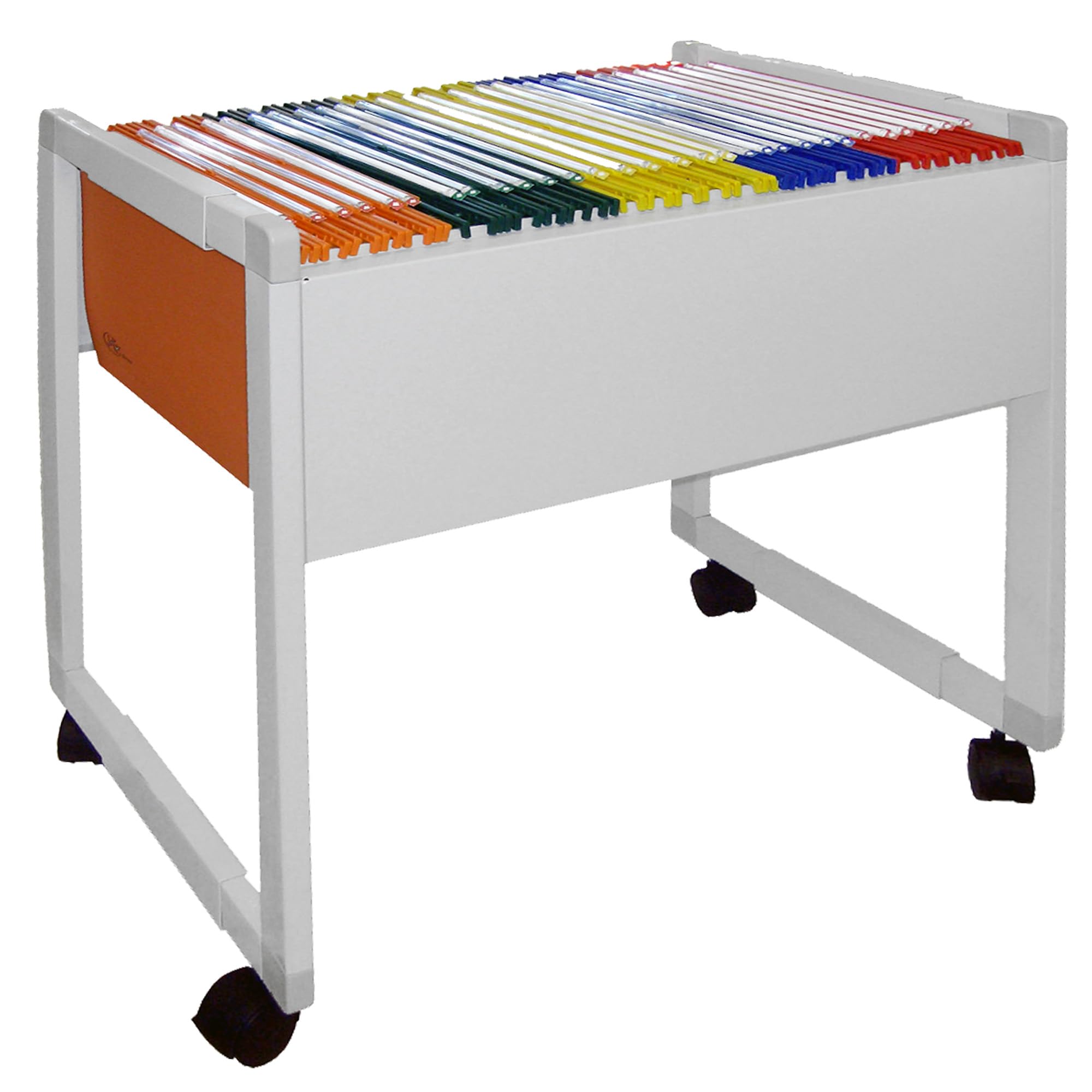 Carrello Mobile per Cartelle Sospese con interasse cm.33 e cm.39, in metallo preverniciato - Bertesi Linea Delta 4000