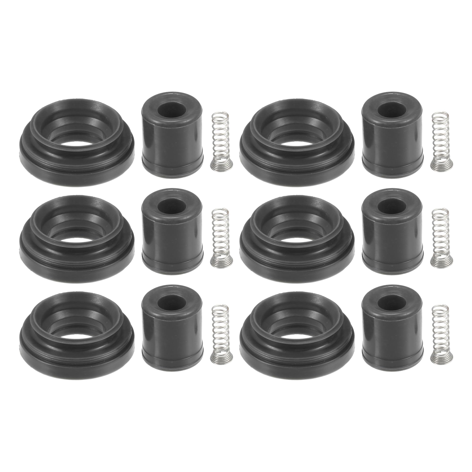 Partuto Engine Ignition Coil Boot Kit No.30520R70A01 - Car Inner - for Honda Pilot 2003-2014 Rubber Black - 6 Set