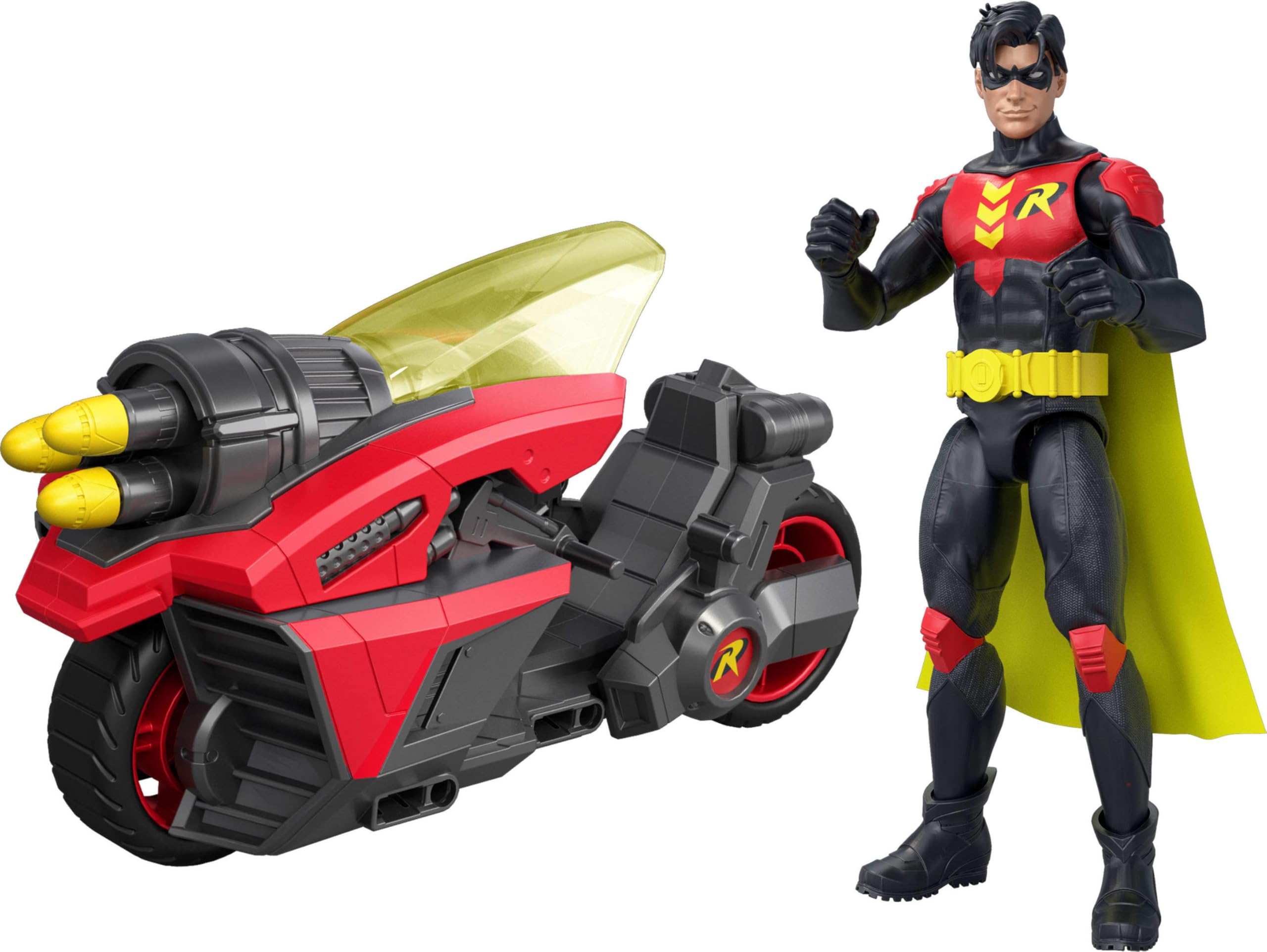週刊Robi Amazon.com: Mattel DC Premier 6.5 Inch Robin Figure & Cycle