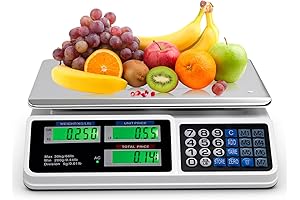 Goplus Commercial Food Computing Scale for Precise Food Service Measurements