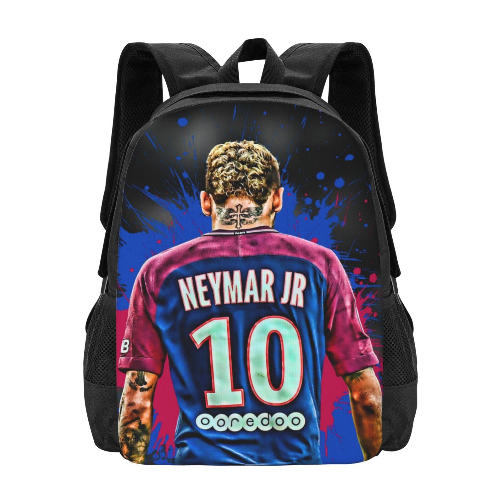 Luja Dling #10 Neymar Adult Simplicity Backpacks Bag Laptop Bag Bookbag Backpack 16.5 Inch For Daily