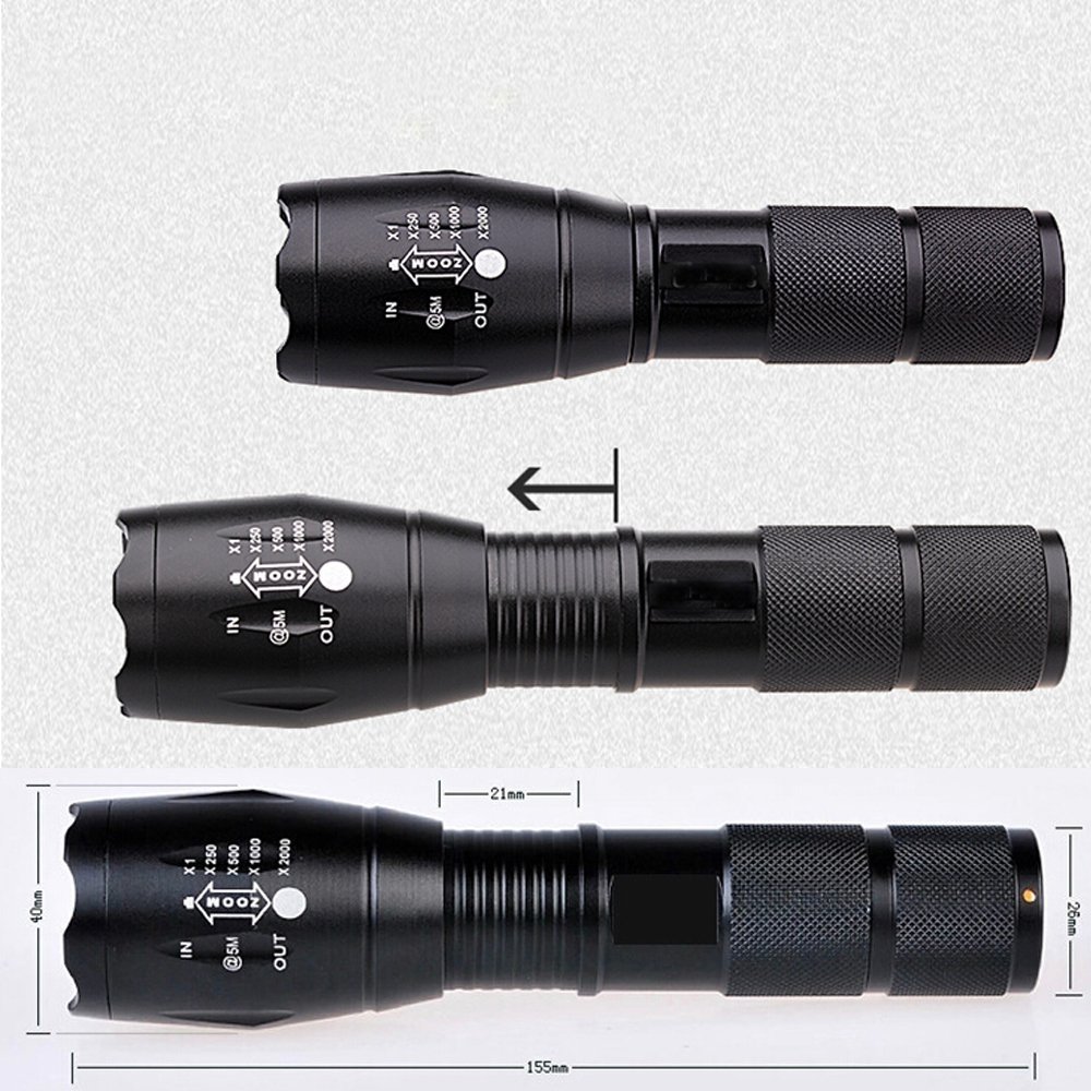 Amazon.co.jp: BESTSUN 3000 高ルーメン タクティカル懐中電灯