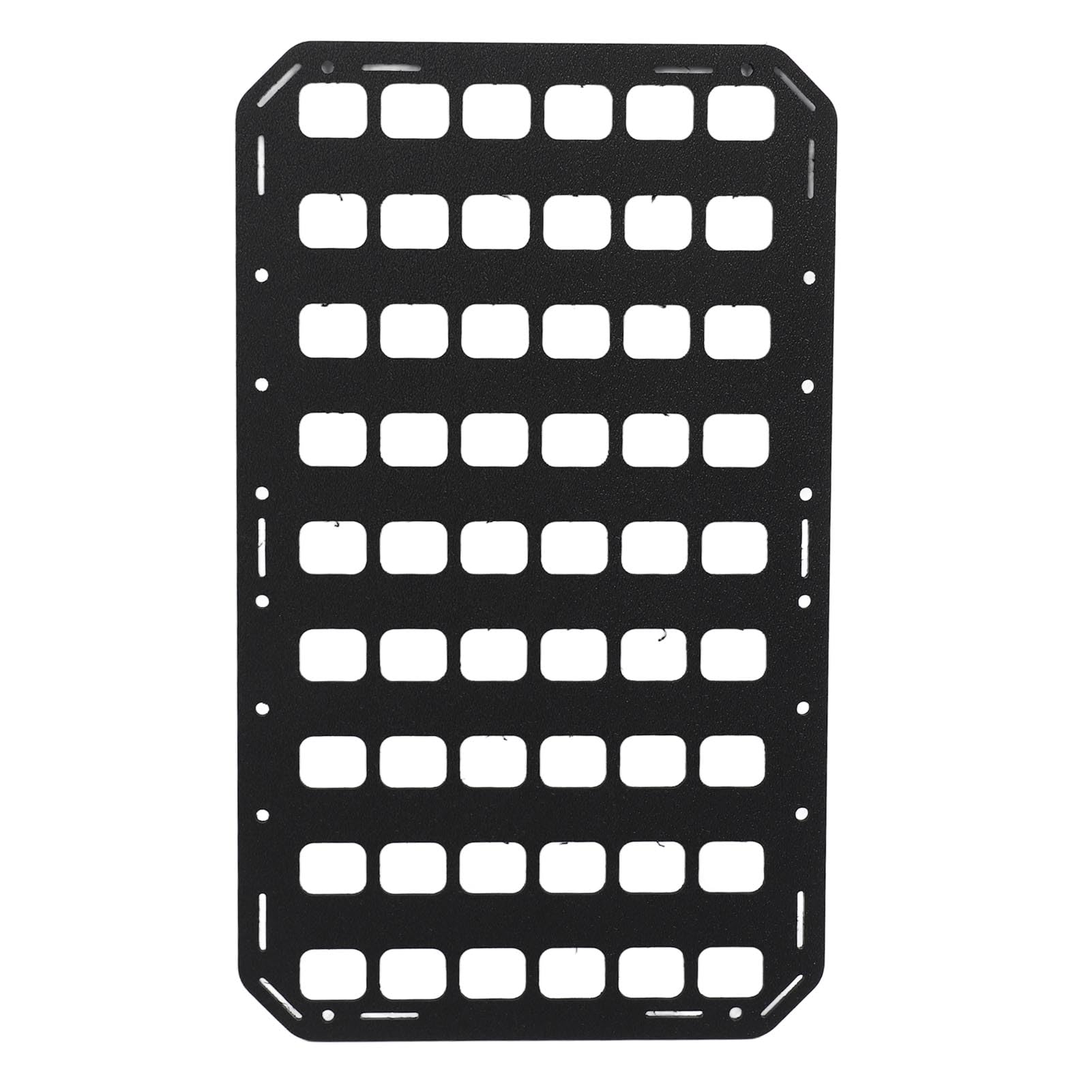 Sztywna Wkładka Panel MOLLE PP Przenośny Organizer na Sprzęt Plecak Panel do Przechowywania Sprzętu z Uchwytem do Noszenia Pasek na Woreczki Czarna Sztywna Wkładka Panel MOLLE PP